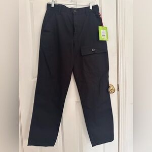 White Houston Men's Black Cargo Pants Small